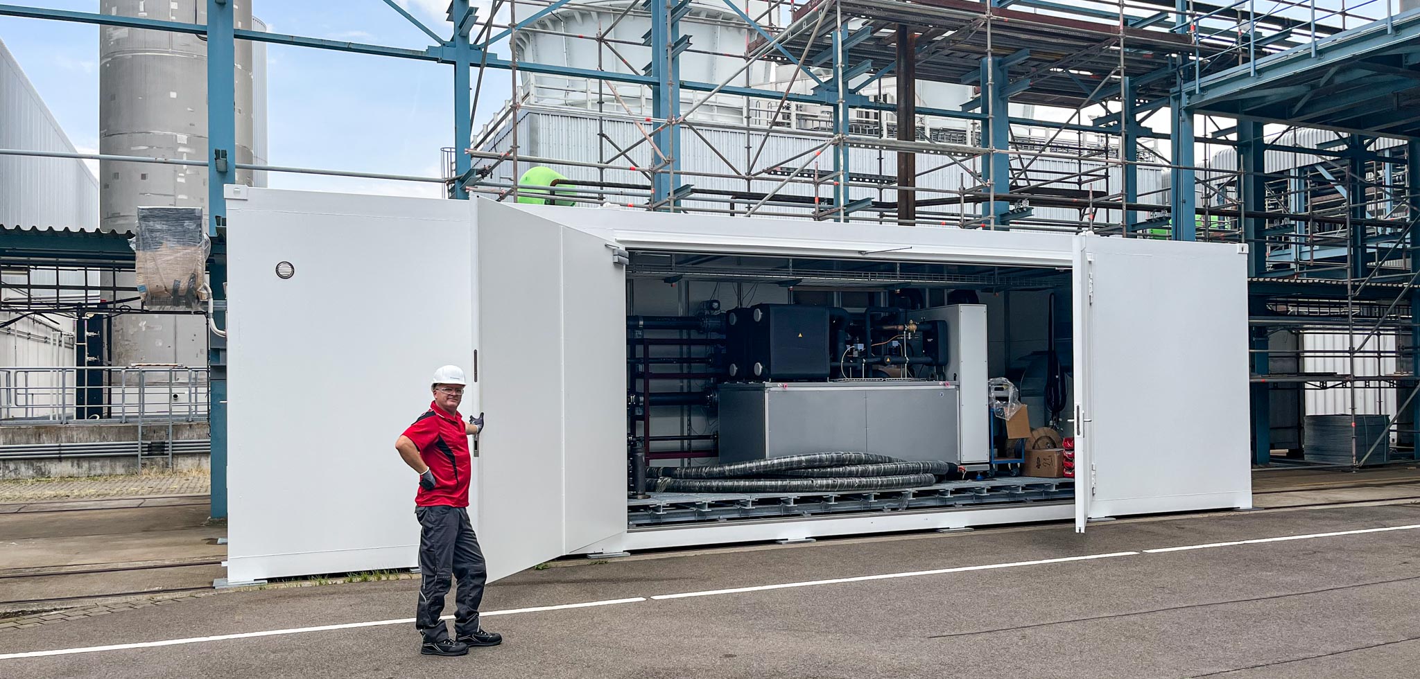Prüfstand für industrielle Wärmepumpen in Cottbus