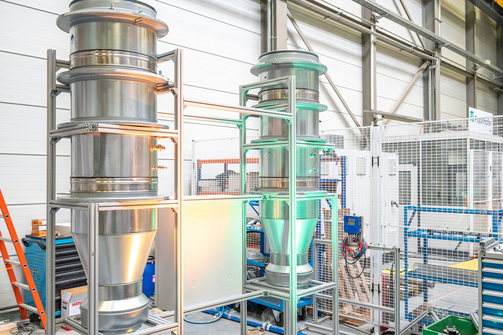 Zyklisch betriebene Adsorptionsanlage zur mehrstufigen Trennung von Gasgemischen für die Weiterentwicklung von CCU- und DAC-Prozessen