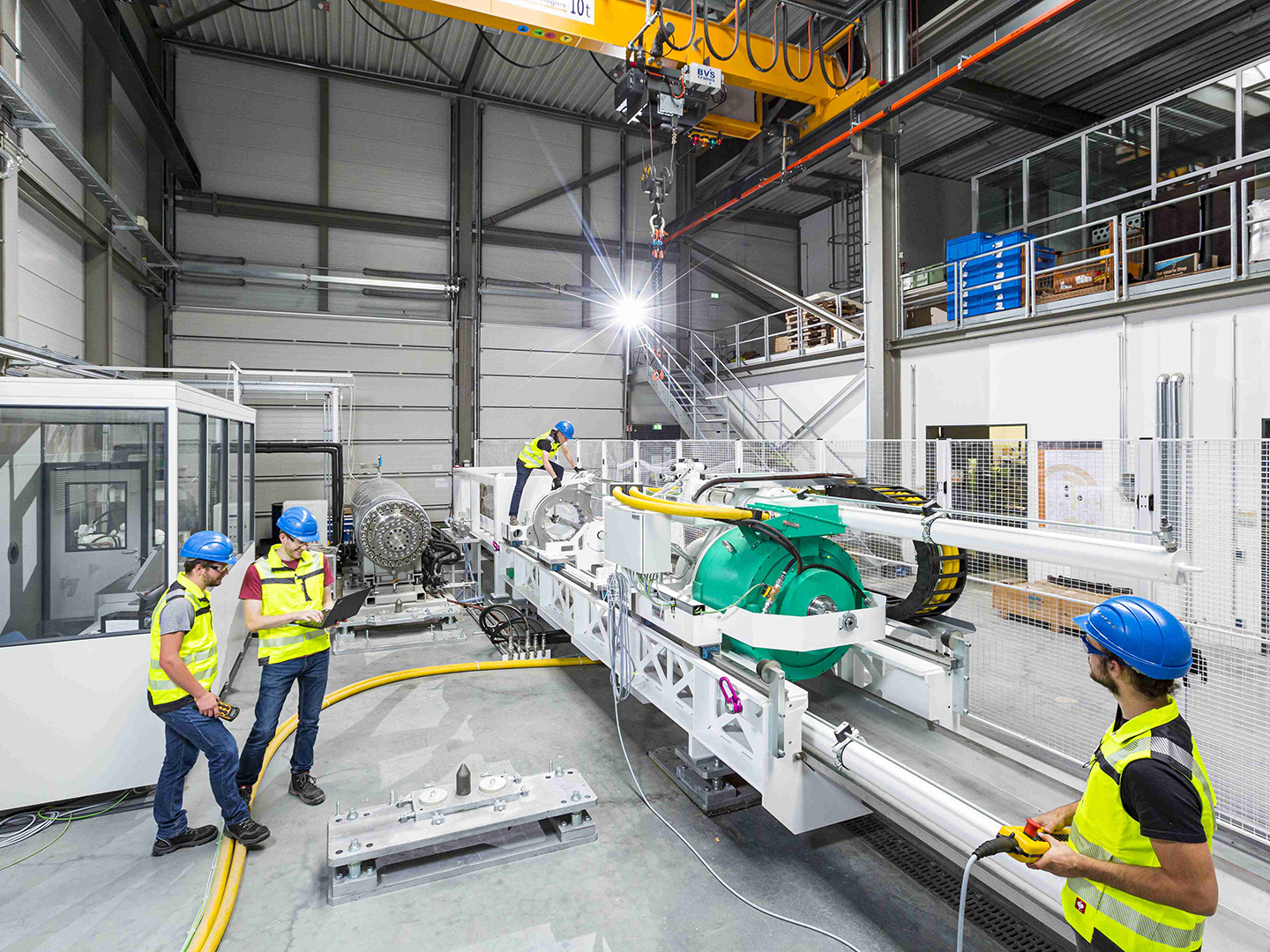 Die Autoklave i.BOGS am Fraunhofer IEG erlaubt es, neue Bohrtechnologien unter realistischen Drücken und Temperaturen zu entwickeln.
