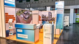 Messestand des Fraunhofer IEG auf der HeatExpo in Dortmund Messestand des Fraunhofer IEG auf der HeatExpo in Dortmund