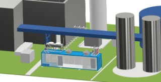 Planungsskizze der Anlage
