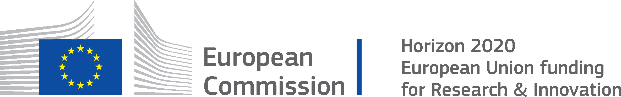 The logo of the EU Horizon 2020 funding program