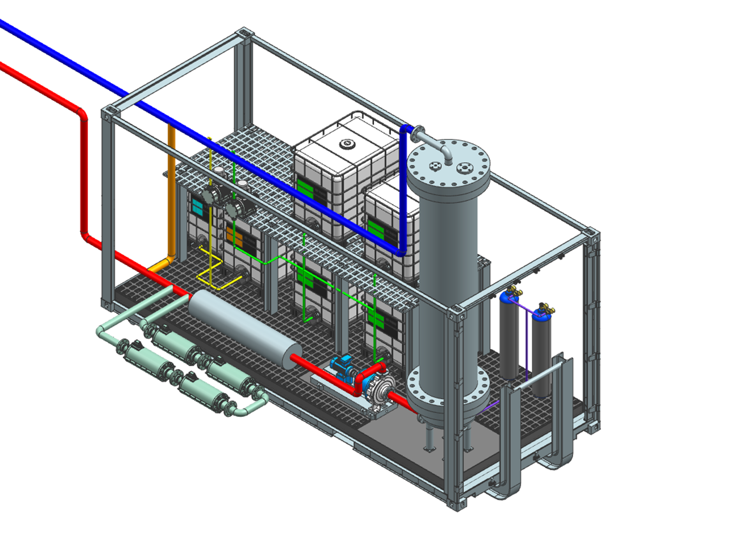 Designing complex plants is one of the competencies of the engineers at Fraunhofer IEG